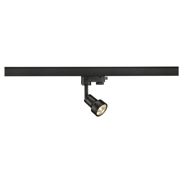 SLV - PURI Lampenkopf, schwarz, GU10 , max. 50W, inkl. 3P.-Adapter