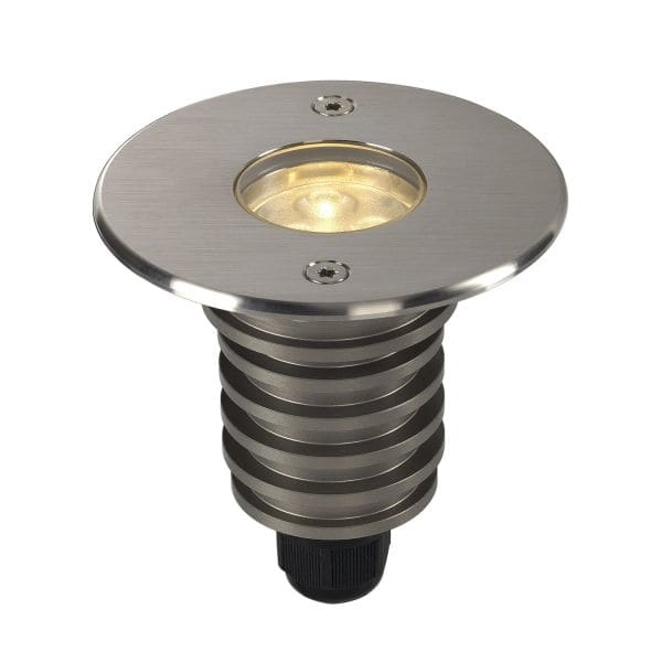SLV - DASAR LED HV Bodeneinbau- leuchte, rund, Edelstahl 316, 6W, 3000K, 230V, IP67