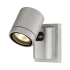SLV - NEW MYRA WALL Wandleuchte, silbergrau, GU10, max. 50W, IP55