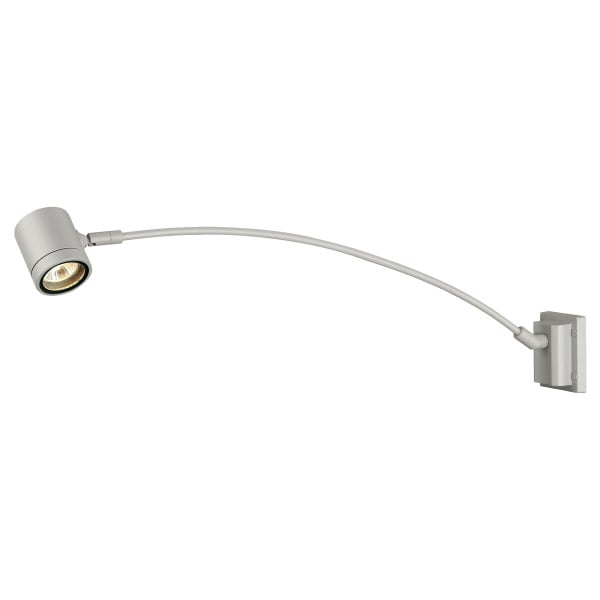 SLV - NEW MYRA DISPLAY CURVE, silbergrau, GU10, max. 50W, IP55