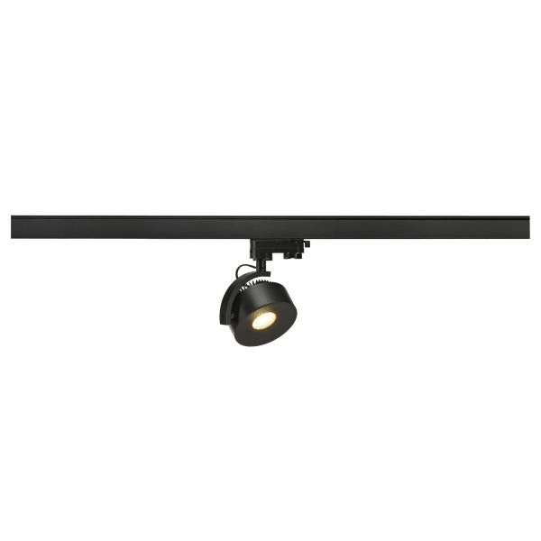 SLV - KALU TRACK LEDDISK Leuchten- kopf, schwarz, 3000K, inkl. 3P.-Adapter