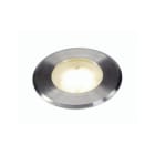 SLV - DASAR FLAT LED 230V Bodenein- baustrahler, rund, 4,3W LED, warmweiss, Edelstahlblende