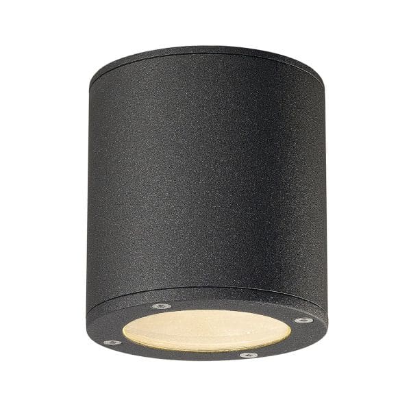 SLV - SITRA CEILING Deckenleuchte, rund, anthrazit, GX53, max. 9W