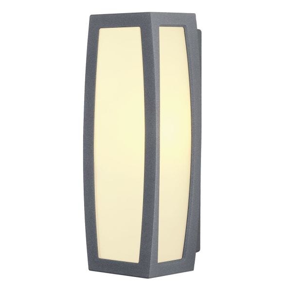 SLV - MERIDIAN BOX Wandleuchte, anthrazit, E27, max. 25W, mit Sensor