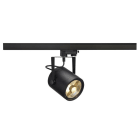 SLV - EURO SPOT ES111, Strahler, rund, schwarz, GU10, max. 75W, inkl. 3P.-Adapter