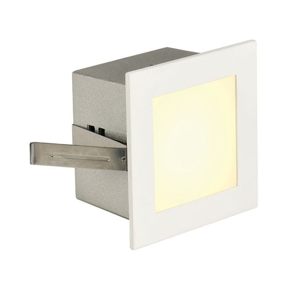 SLV - FRAME BASIC LED Einbauleuchte, eckig, mattweiss, warmweisse LED