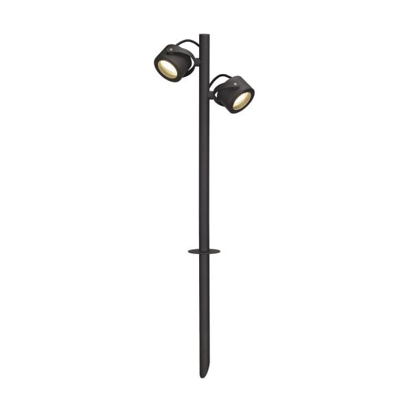 SLV - SITRA 360 SL SPIKE, anthrazit, 2xGX53, max. 9W, IP44