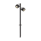 SLV - SITRA 360 SL SPIKE, anthrazit, 2xGX53, max. 9W, IP44