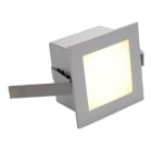 SLV - FRAME BASIC LED Einbau- leuchte, eckig, silbergrau, warmweisse LED