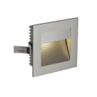 SLV - FRAME CURVE LED Einbau- leuchte, eckig, silbergrau, warmweisse LED