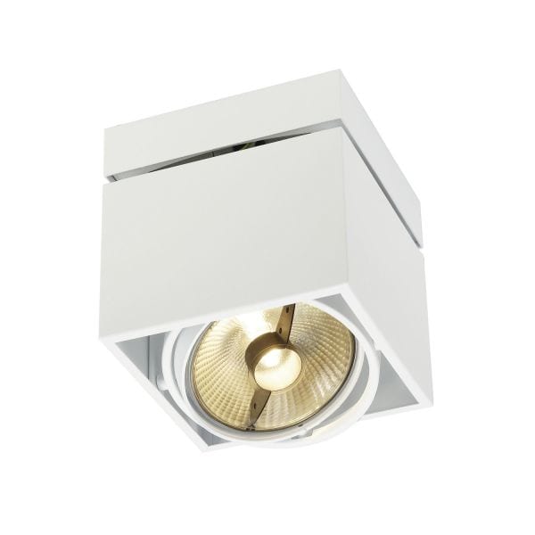 SLV - KARDAMOD SURFACE SQUARE ES111 SINGLE Deckenleuchte, eckig, weiss, GU10, max. 75W