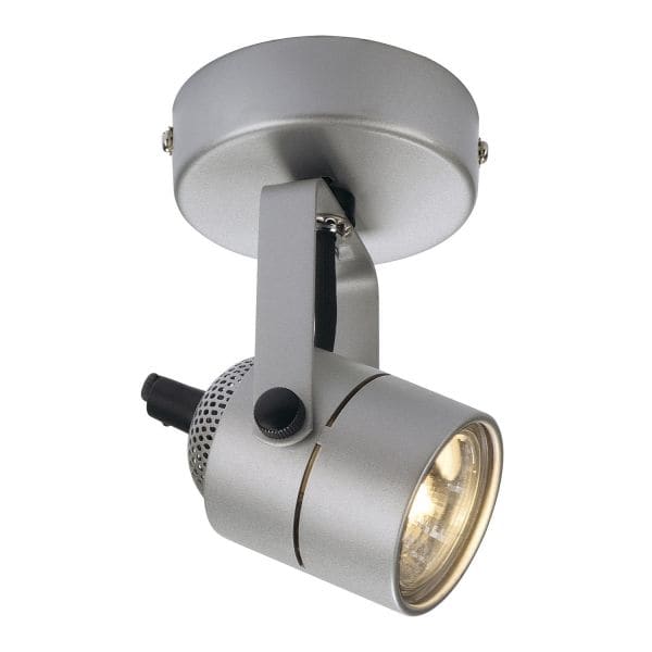 SLV - SPOT 79 230V Wand- und Deckenleuchte, silbergrau, GU10, max. 50W