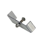 SLV - Haltebügel für 1-Phasen HV-Stromschiene, Einbauversion nickel matt, 1 Stück
