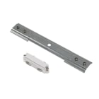 SLV - Längsverbinder für 1-Phasen HV-Stromschiene, Einbauversion weiss/nickel matt,