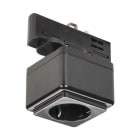 SLV - EUTRAC Schienen Steckdose, schwarz