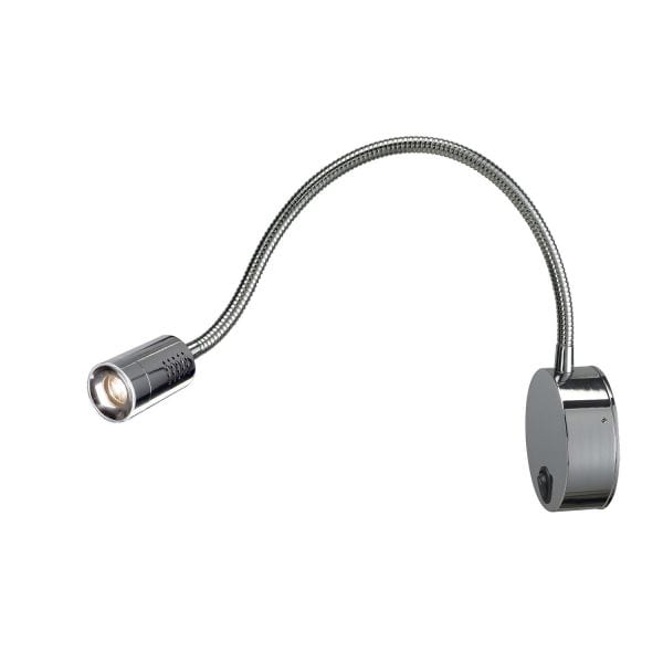 SLV - DIO FLEX PLATE LED Wandleuchte chrom, 1x1W, warmweiss, 3000K