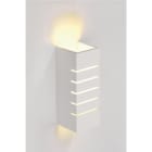 SLV - Wandleuchte, GL 100 SLOT, eckig, weisser Gips, E14, max. 40W