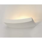 SLV - Wandleuchte, GL 102 CURVE, weisser Gips, R7s 78mm, max. 100W