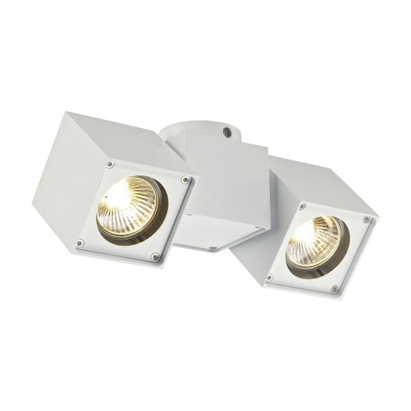 SLV - ALTRA DICE SPOT 2 Deckenleuchte, weiss, 2xGU10, max. 2x50W