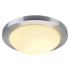 SLV - MELAN Deckenleuchte, rund, alu brushed, satiniertes Glas, E27, max. 60W