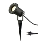SLV - NAUTILUS SPIKE XL, schwarz, GU10 ESL, max. 11W, inkl. 1,5m Kabel mit Stecker