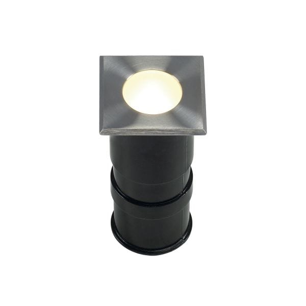 SLV - POWER TRAIL-LITE square, Edelstahl 316, 1W LED, 3000K, IP67