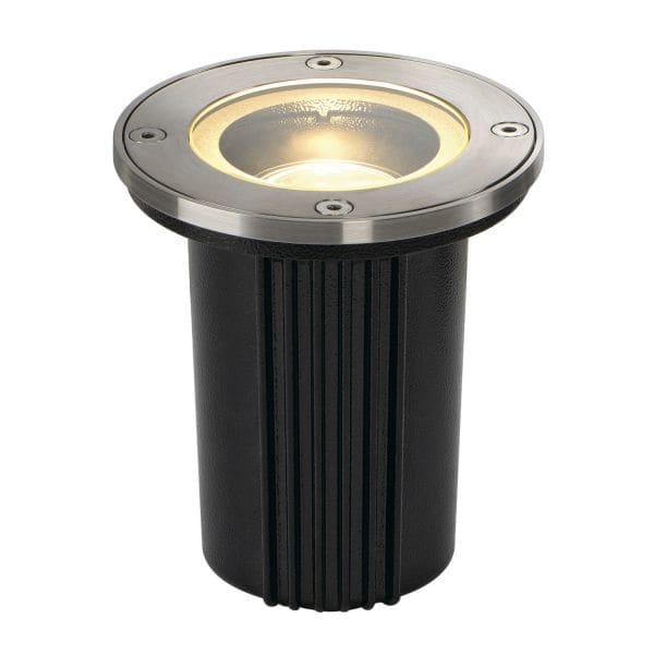 SLV - DASAR EXACT GU10 Bodeneinbau- leuchte, rund, Edelstahl 316, max. 35W, IP67