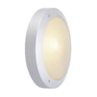 SLV - BULAN Deckenleuchte, rund, silbergrau, E14, max. 60W, satiniertes Glas