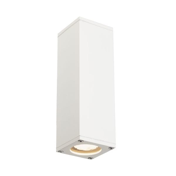 SLV - THEO UP/DOWN OUT Wandleuchte, eckig, weiss, GU10, max. 2x35W