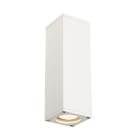 SLV - THEO UP/DOWN OUT Wandleuchte, eckig, weiss, GU10, max. 2x35W