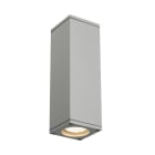 SLV - THEO UP/DOWN OUT Wandleuchte, eckig, silbergrau GU10, max. 2x35W