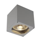 SLV - BIG THEO WALL OUT Wandleuchte, eckig, silbergrau, ES111, max. 75W