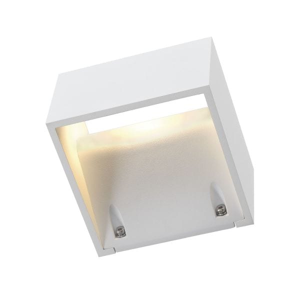 SLV - LOGS WALL Wandleuchte, eckig, weiss, 6W LED, warmweiss