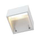 SLV - LOGS WALL Wandleuchte, eckig, weiss, 6W LED, warmweiss