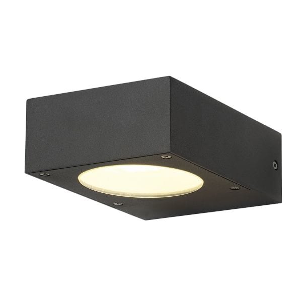 SLV - QUADRASYL Wandleuchte, WL 15, eckig, anthrazit, GX53, max. 11W