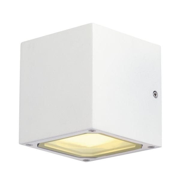 SLV - SITRA CUBE Wandleuchte, weiss, 2xGX53, max. 2x9W