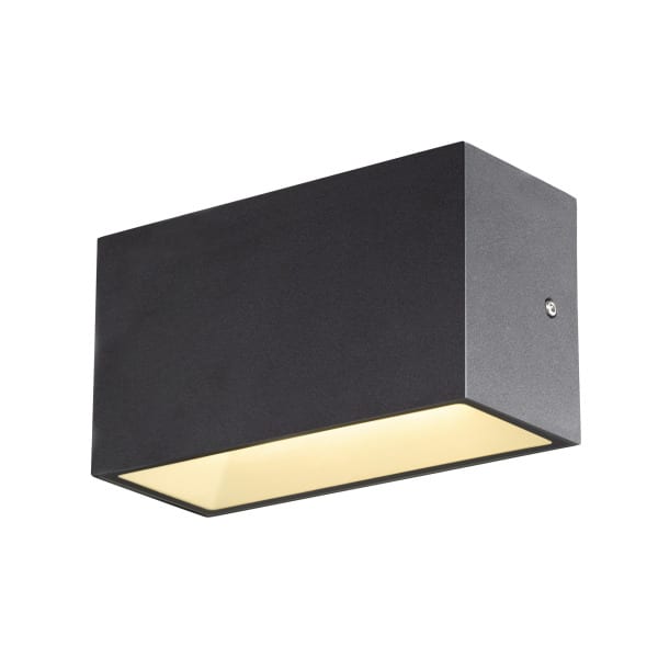 SLV - SITRA M WL UP/DOWN, LED Outdoor Wandaufbauleuchte, anthrazit, CCT switch 3000/4000K