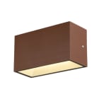 SLV - SITRA M WL UP/DOWN, LED Outdoor Wandaufbauleuchte, rost farbend, CCT switch 3000/4000K