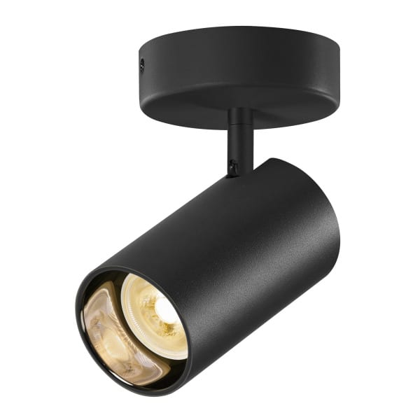SLV - ASTO TUBE, Deckenaufbauleuchte, zylindrisch, GU10, 1x max. 10 W, schwarz