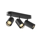SLV - ASTO TUBE, Deckenaufbauleuchte, zylindrisch, GU10, 3x max. 10 W, schwarz