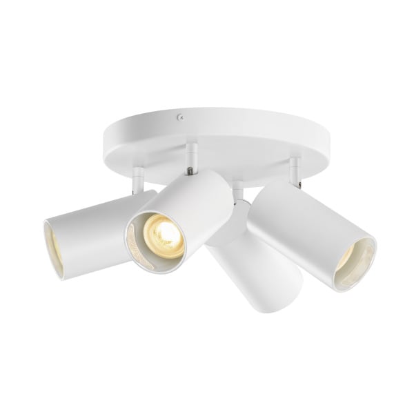 SLV - ASTO TUBE, Deckenaufbauleuchte, zylindrisch, GU10, 4x max. 10 W, weiß