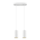 SLV - ASTO TUBE, Pendelleuchte, GU10, Pendellänge 250 cm, 2x max. 10 W, weiß