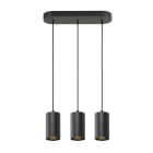 SLV - ASTO TUBE, Pendelleuchte, GU10, Pendellänge 250 cm, 3x max. 10 W, schwarz