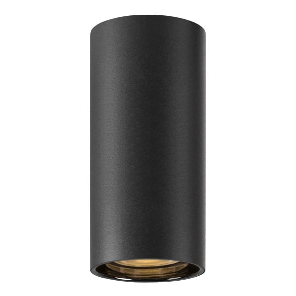 SLV - ASTO TUBE, Deckenaufbauleuchte, zylindrisch, GU10, 1x max. 10 W, schwarz