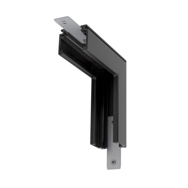 SLV - L-Verbinder mechanisch, 48V TRACK, für Aufbauschiene standard, Stereo, schwarz