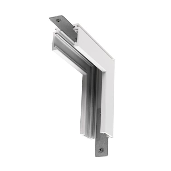 SLV - L-Verbinder mechanisch, 48V TRACK, für Aufbauschiene standard, Stereo, weiß