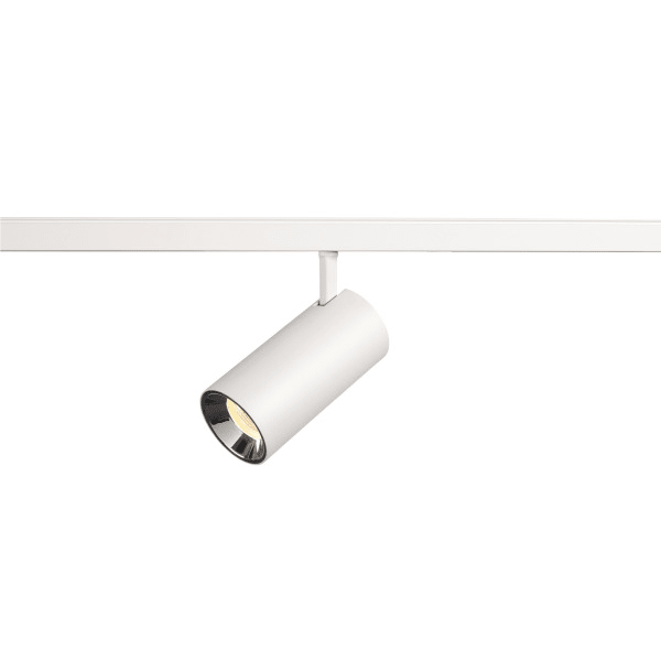 SLV - NUMINOS® S 48V TRACK DALI, Spot, weiß / chrom, 16W, 1050lm, 3000K, CRI90, 55°