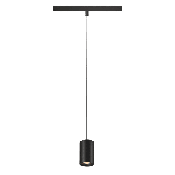 SLV - NUMINOS® XS 48V TRACK DALI, Pendelleuchte, schwarz / schwarz, 8.7W, 640lm, 2700K, CRI90, 55°