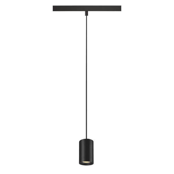 SLV - NUMINOS® XS 48V TRACK DALI, Pendelleuchte, schwarz / schwarz, 8.7W, 700lm, 3000K, CRI90, 20°