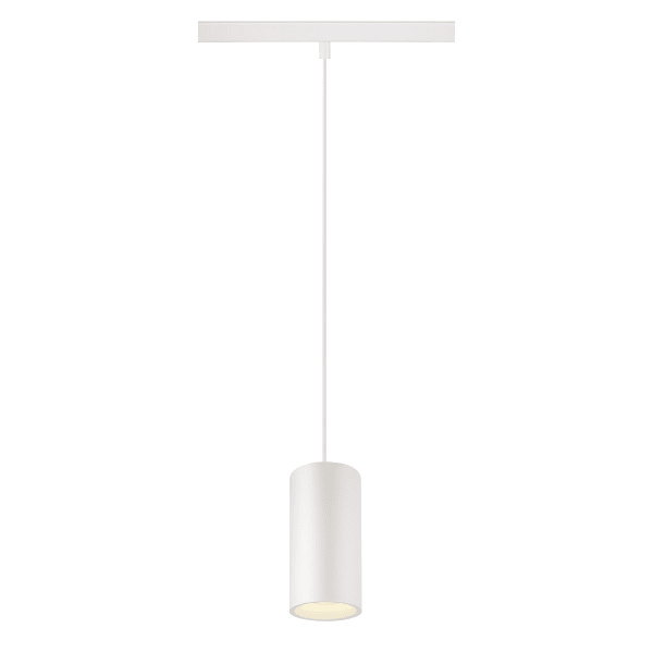 SLV - NUMINOS® S 48V TRACK DALI, Pendelleuchte, weiß / weiß, 16W, 1120lm, 3000K, CRI90, 20°